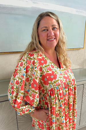FLORAL SPRING SUMMER DRESS