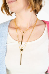 LAYERED CHAIN NECKLACE