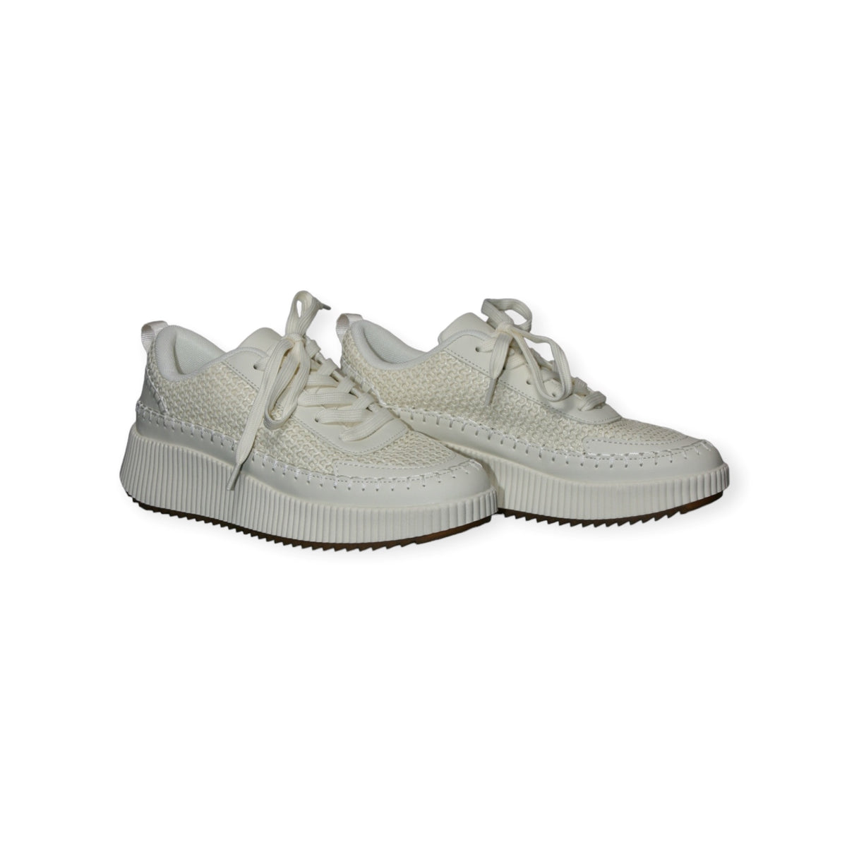 BEIGE WOVEN SNEAKER