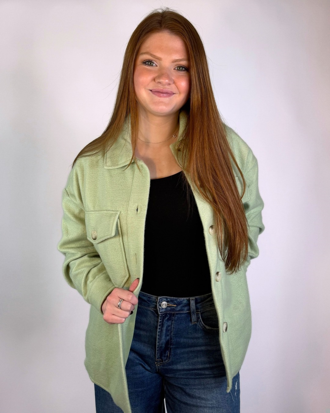 COZY BUTTON DOWN JACKET