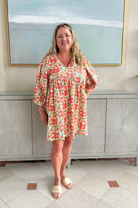 FLORAL SPRING SUMMER DRESS