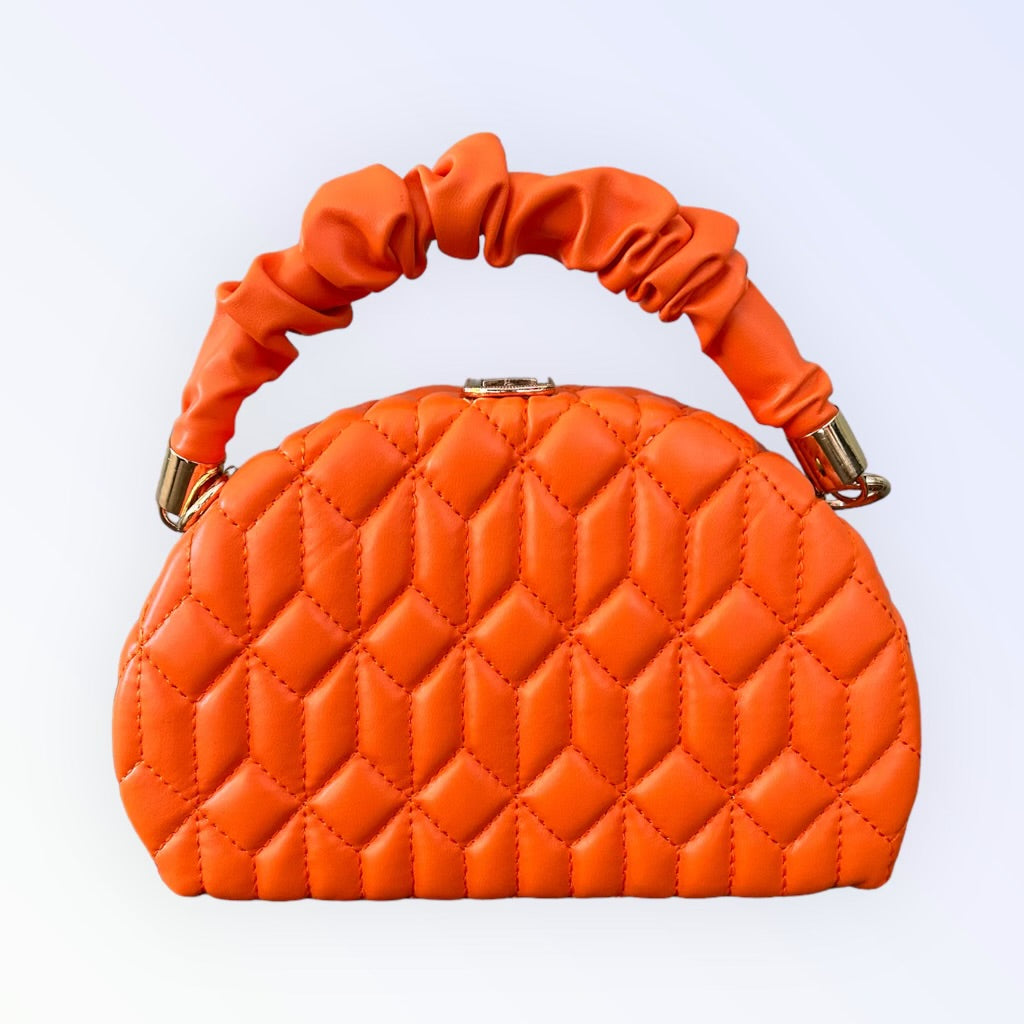 ORANGE CLASP PURSE