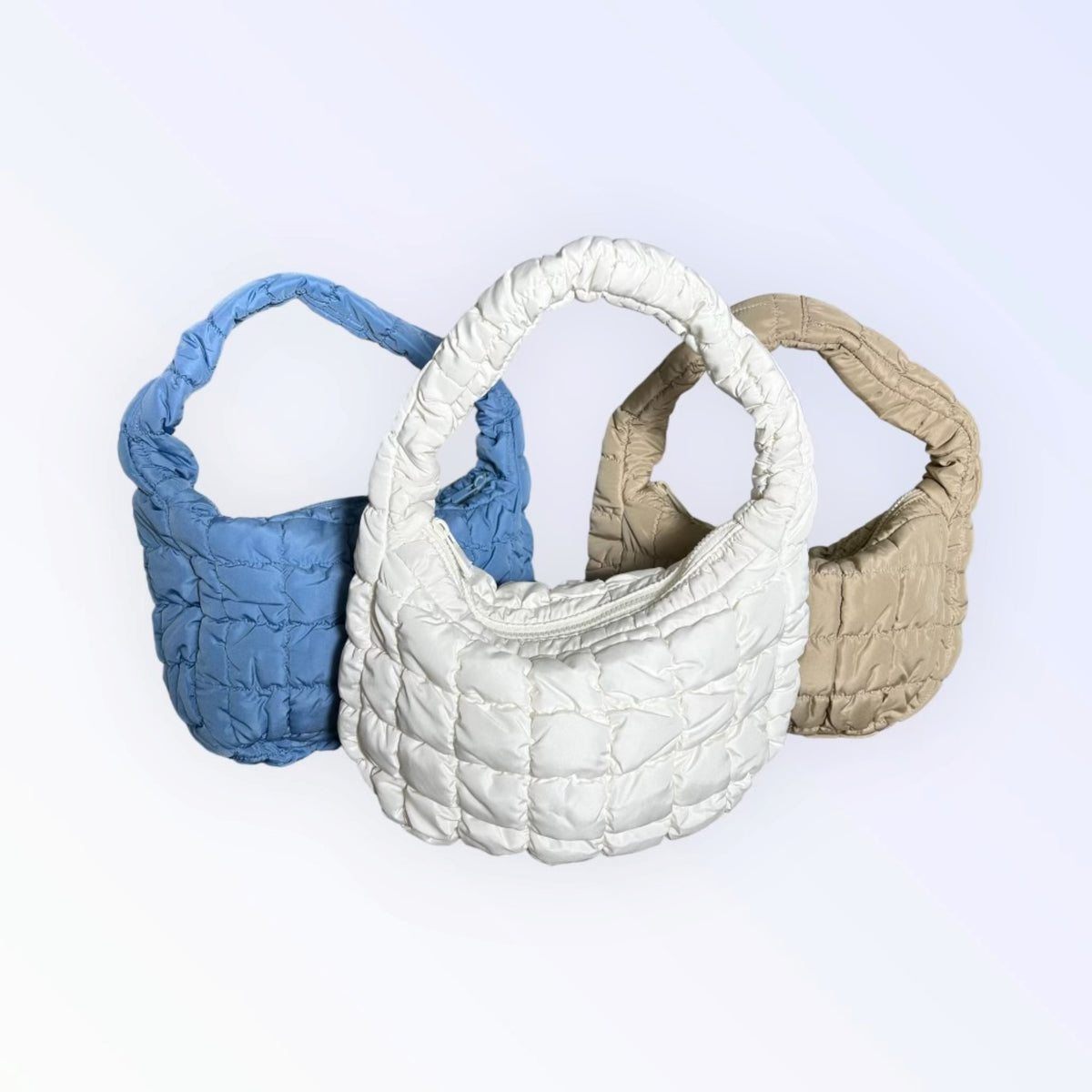 QUILTED PUFF PURSE