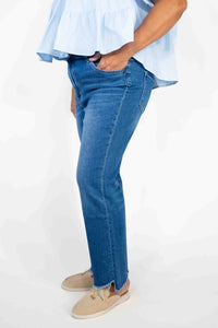 HIGH RISE KICK FLARE JEANS