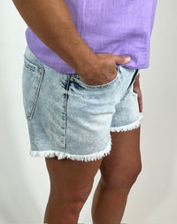 HIGH RISE MOM KANCAN SHORTS