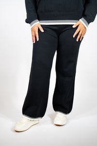 KNIT SWEATER CASUAL PANT SET