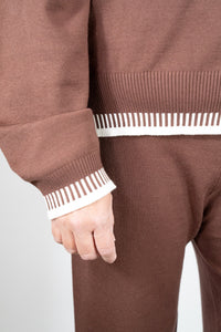 KNIT SWEATER CASUAL PANT SET