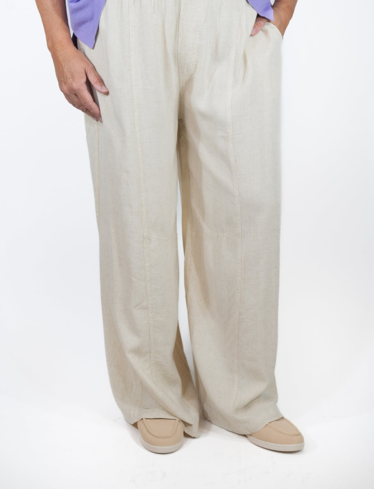 LOOSE FIT LINEN PANTS