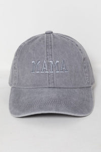 MAMA EMBROIDERY BASEBALL CAP