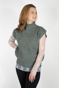 GRAY SWEATER VEST