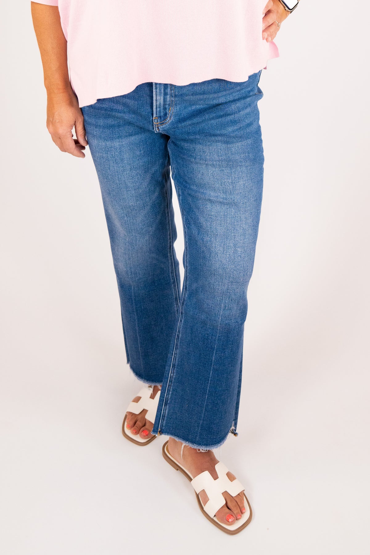 HIGH RISE KICK FLARE JEANS